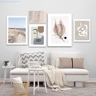 Frames Modern Abstract Face Posters Prints Poster Beach Wall Art Canvas Painting Nordic Wall Picture