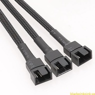 BLACK 4Pin PWM Fan Splitter Cable 9 8inch PC Fan Splitter 1 to 3 2 1 Converters PC Fan Extension Cab