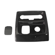 Ford Everest 2015 to 2021 Car Carbon Fiber Rear Air Conditioner Outlet Cover Trim Frame Decorator Ac