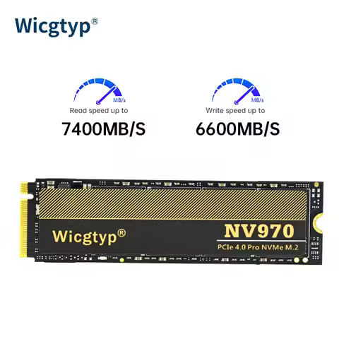 Wicgtyp SSD M2 512gb 1tb 2tb Ssd NVMe PCIe Gen4.0x4 For Computer SSD Hard Drives Internal Solid Stat