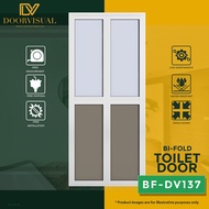 Aluminium Bi-fold Toilet Door Design BF-DV137 | BiFold Toilet Door Specialist Shop in Singapore