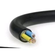 NYY EXTRANA 3X6 BLACK CABLE 3X6 WIRE EXTRANA BRAND (Price Per Meter)