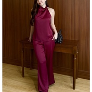 [ELLINE] VELORA HALTER SET - WOMEN'S SET CHINESE NEW YEAR SUIT/ 套装 兩件套 女裝 套裝 女裝 套裝 2025新款
