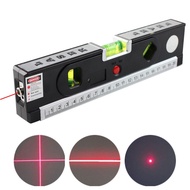 Laser Level with Infrared Line Projector 2-Line Horizontal Laser Level with Dot Projector 4-in-1 Mul