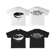 THE WISEST RESPONSE Tee in Black&White by LIMIT VALUE WEAR | Drop shoulders Regular fit Streetwear 1