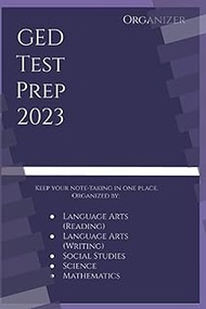GED Test Prep 2022 Organizer: Notebook and Study Aid