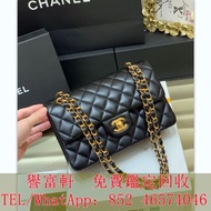高價，Chanel Classic Flap Bag 黑色菱格紋手袋，各類名牌包包，香奈兒CHANEL 手袋 名牌包包 手提包 舊手袋 包包 中古包 二手手袋 單肩包 斜挎包 水桶包 愛馬仕Hermè