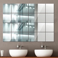 Cermin Stiker Dinding Kaca Film Wallpaper Mirror Dekorasi