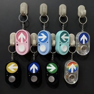 Australian Sidewalk Traffic Light Button Keychain Pendant Audio Souvenir Creative Gift Arrow Symbol 