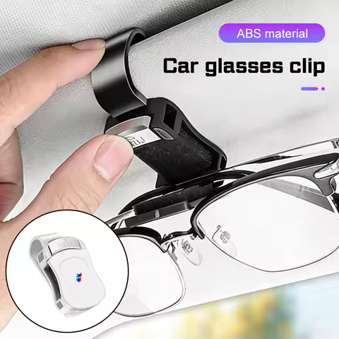 For BMW E36 E39 E46 E60 E70 E90 E91 E92 F10 F40 G01 X1X3X4 X5 Car Glasses Clip Visor Sunglasses Hold