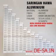 Ventilation 8 x 90 Cm - Aluminum Square Air Hole 80 x 900 mm