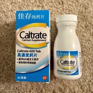 佳存 純鈣片 Caltrate 600 Tab Calcium Supplement 60粒裝