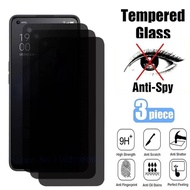 Anti Spy Privacy Tempered Glass Film For OPPO Reno8 T A78 A58 4G 5G A98 A58x Phone Screen Protector 