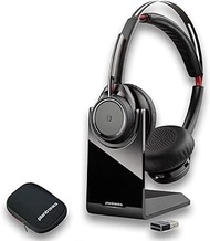 Plantronics Voyager B825-M Focus UC Bluetooth Headset with USB Type-A Adapter for Microsoft (202652-02) Essential Bundle