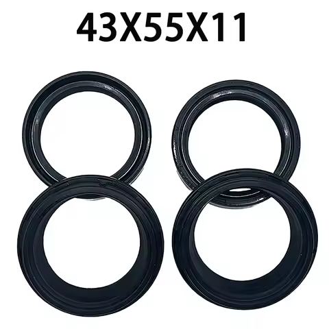 43x55x11 Front Fork Oil Seal & 43 55 Dust Cover For Yamaha FZS1000 FZS 1000 FZ1 FZ6 S2 MT01 R1 YZF-R