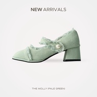 The Molly - Labotte.bkk รองเท้าแมรี่เจน รองเท้า Y2K Mary Jane Shoes (6810-10)