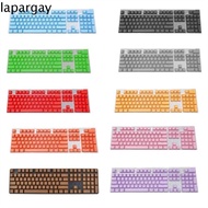 LAPARGAY Keyboard Keycap Transparent ABS Mechanical Keyboard OEM Injection 61/ 87 Colorful Backlit K