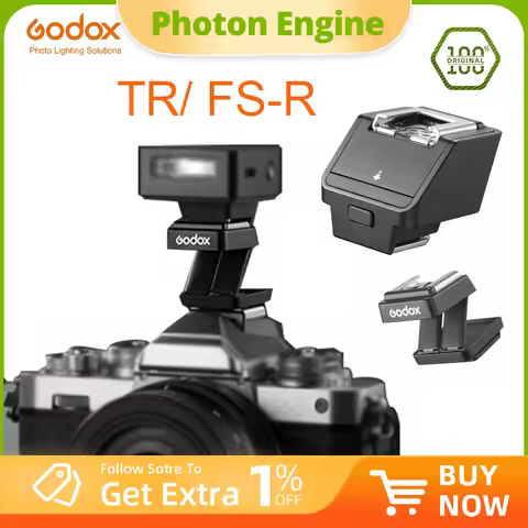 Godox TR/ FS-R TTL Hot ShoeRiser Single Contact Folding Hot Shoe Riser with Canon Nikon Sony Fujifil