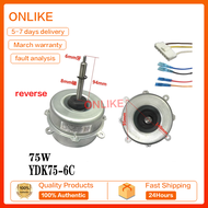 พัดลมภายในเครื่องปรับอากาศกรีใหม่ YDK90-6A 2มอเตอร์พัดลมติดเพดาน FN90A FN90C YDK75-6C การหมุนย้อนกลั