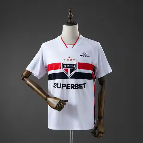Y2K Style Fan Collection Item - São Paulo Team 2026 Season Commemorative Sports Outfit - Quick-dryin