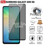 LAYAR Tempered Glass Samsung A06 5G Privacy Screen Protector Anti Spy Full