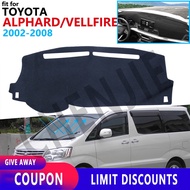 High-quality for Toyota Alphard Vellfire AH10 2002~2008 thick insulation dashboard cover pad car interior accessories