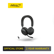 Jabra Evolve2 75 Link380c, MS Stereo with Charging Stand หูฟังประชุมออนไลน์พร้อมแท่นชาร์จ Wireless Headset for Conference Call
