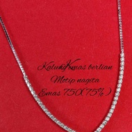 kalung nagita slavina emas 750 berlian eropa