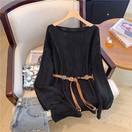 HANLUOGE | Áo Len Bohemian Giúp Thon Gọn Eo cho Phụ Nữ