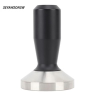 SEYAWSONSW Coffee Press Tamper, Stainless Steel 58mm Diameter Portafilter Tamper, Practical Ergonomi