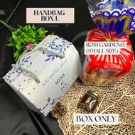 VIRAL DOORGIFT BOX ROTI GARDENIA 1 PCS HANDBAG BOX L/DOORGIFT WEDDING BOX/KOTAK KAHWIN/GOODIES BAG/PAPERBAG (BOX ONLY)