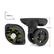 CCKW01 Universal Wheel Hummer/Crown Luggage Reel Replacement Pulley Suitcase Accessories Repair
