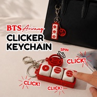 GANTUNGAN BTS Fidget Clicker Keychain BTS Bag Keychain ClickerArirang 3D Print Keychain K-pop/ BTS K
