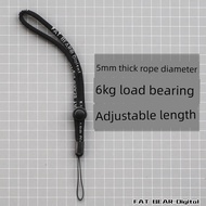 handphone strap handphone sling strap U disk key anti-lost woven fat bear mobile phone lanyard