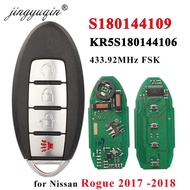 jingyuqin S180144109 KR5S180144106 434MHz 4A Car Smart Remote Key Fob for Nissan Rogue 2017 2018 285