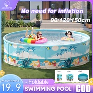 Non Inflatable Durable Family Foldable Swimming Round Pool Outdoor Kolam Lipat Terkini Golden ratio 