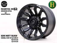 ล้อแม็ก ขอบ16 Oasis Marvel26SR 16X8.5 ET-0 6H139.7 สีดำ🎏ราคาชุด4วง✅ แถมจุ๊บเหล็ก👍มีรับประกันนาน 365 วัน✅❤️