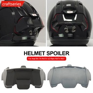 CFT  Motorcycle Helmet Spoiler Rear Trim Helmet Spoiler Accessories For Arai RX-7X RX7X VZ-Ram RX7V 