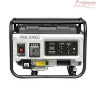 小型戶外汽油發電機組可攜式家用商用靜音發電機3kw5kw單相220V