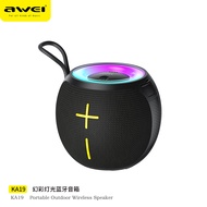 [TFKRS] Awei KA19 Portable Outdoor Bluetooth Speaker 360° Stereo Sound Box 12W 66MM Horn Bluetooth S