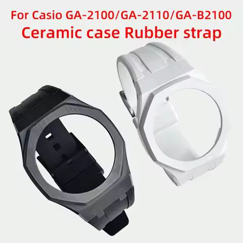 GA2100 Modification Kit For Casio G-SHOCK GA-2100 GA-2110 GA-B2100 ceramic case fluororubber strap M