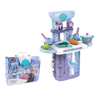 【出街必備】Disney Frozen 迪士尼冰雪奇緣 便携式廚房手提箱 | 公主玩具 | 女孩最愛 | DIY | 煮飯仔玩具 | Party 玩具 | 生日 聖誕 禮物 | 禮盒套裝 | 平行進口