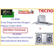 TECNO HOOD AND HOB BUNDLE PACKAGE FOR ( KA 9688 &amp; SR 828SV )