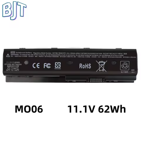 New 6Cell 11.1V 62Wh Laptop Battery MO06 For HP DV4-5000 DV6-7000 DV7-7000 HSTNN-YB3N HSTNN-LB3P 671