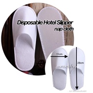 DISPOSABLE SLIPPER 10PCS 💕NAP CLOTH SLIPPER UNTUK 💕AIRBNB💕HOTEL💕