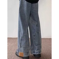 baggy jeans men y2k loose jeans men Cleanfit Men's American High Street Loose Jeans