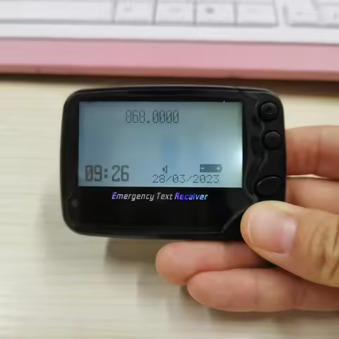 High Quality Custom Frequency Alpha Numeric Beeper Pager POCSAG Pager Emergency Text Receiver with W