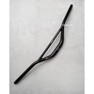 Veloci drink up handlebar Al-6061 DB sand black silver 31.8mm x 760mm