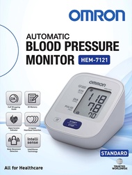 ปุ่มเป็นภาษาอังกฤษทั้งหมด รับประกันศูนย์ในไทย 5 ปี Omron เครื่องวัดความดันโลหิต รุ่น HEM-7121 ฟรี Adapter.