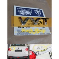 PROTON PERSONA VVT /SAGA VVT 2016~2020 / ERTIGA REAR BONNET EMBLEM " VVT " LOGO MARK IRIZ